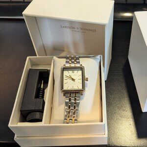 Larsson & Jennings: Boyfriend Mixed Metal Watch for Jilly Box